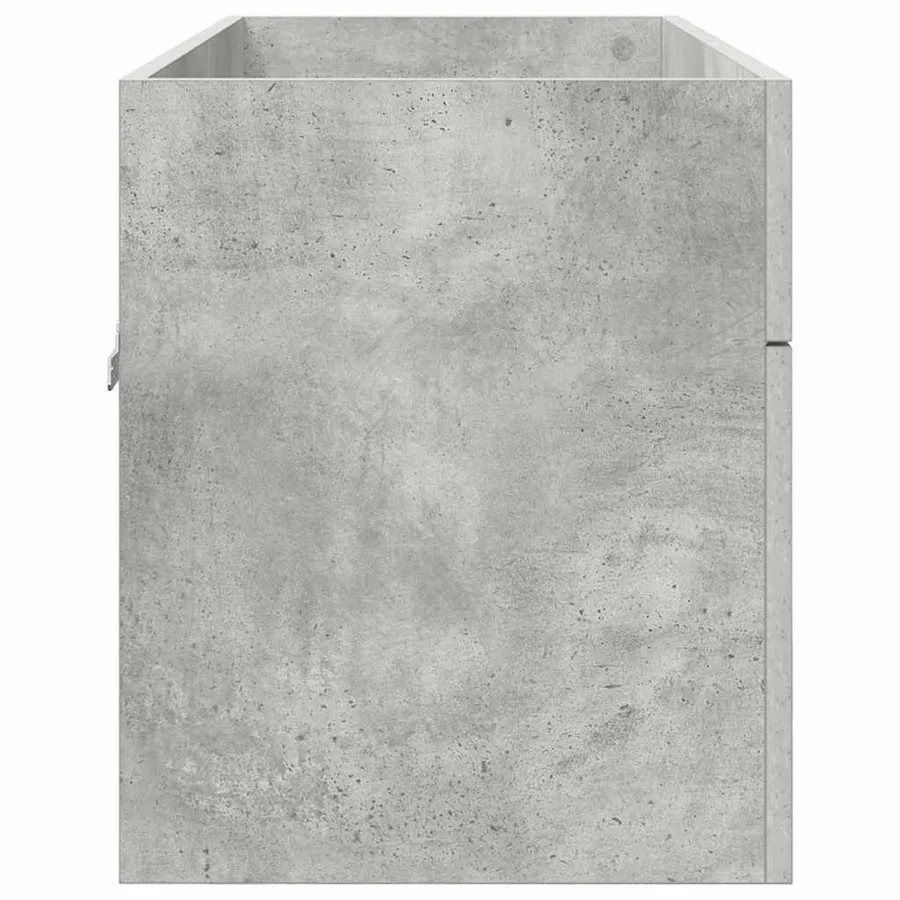 Armoire d'évier avec stockage Gris béton Bois d'ingénierie - 7