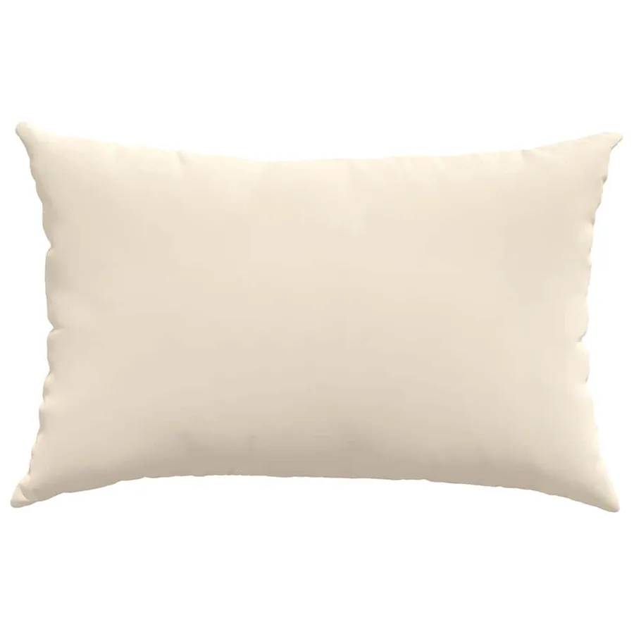 Coussins de canapé 2 pcs Beige 60 x 40 cm tissu - 6