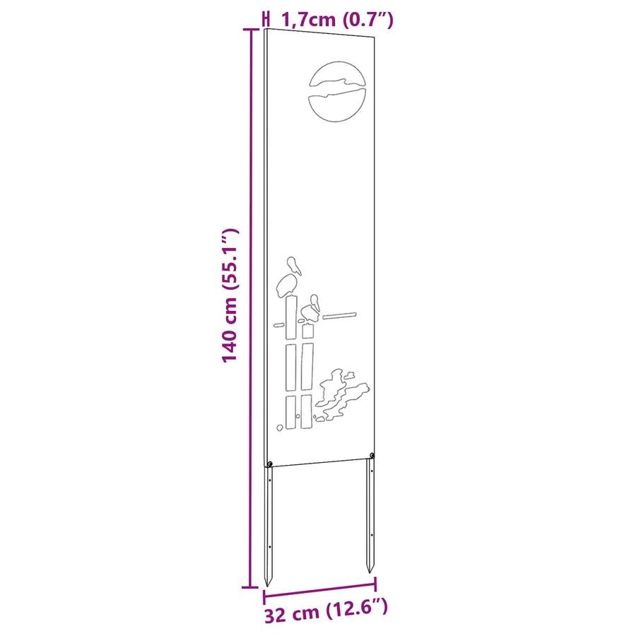 Écran de confidentialité de jardin Vert olive 32 x 140 cm - 10