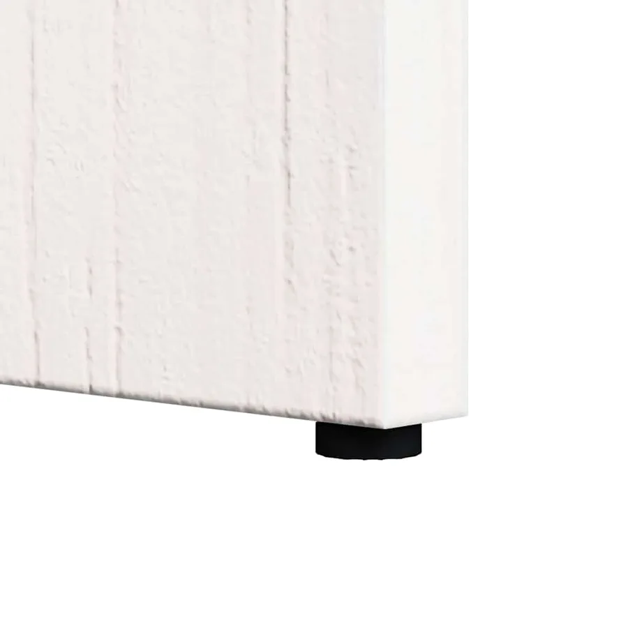 Table basse Blanc 50 x 40 x 50 cm Bois massif en pin - 9