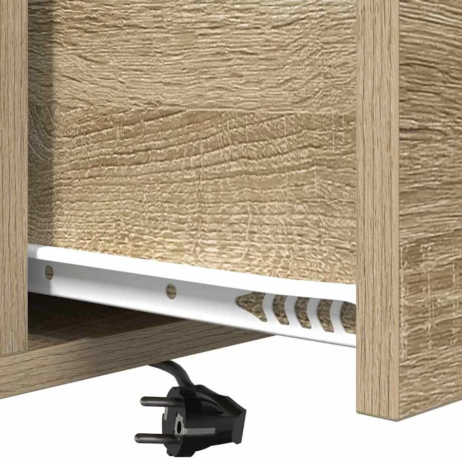 Cabinet de chevet 2 pcs Chêne Sonoma 40 x 31 x 60 cm - 11