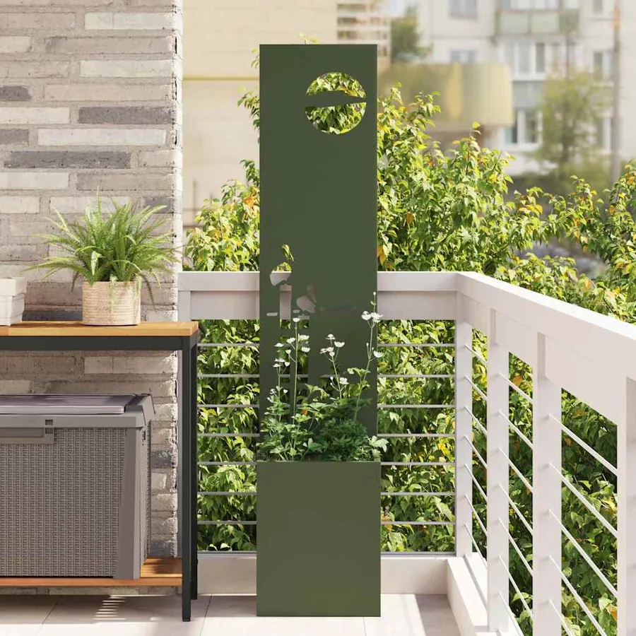 Écran de confidentialité de jardin Vert olive 32 x 150 cm