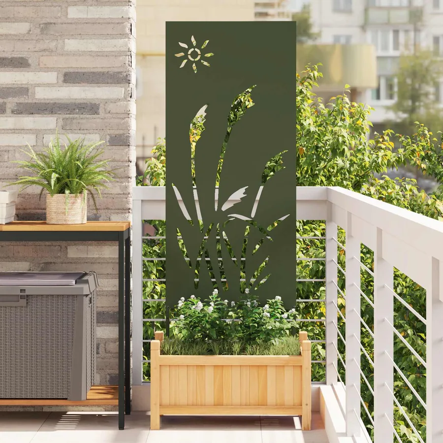 Écran de confidentialité de jardin Vert olive 50 x 140 cm