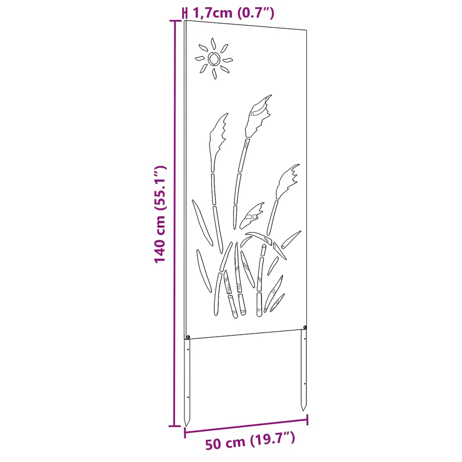 Écran de confidentialité de jardin Vert olive 50 x 140 cm - 10