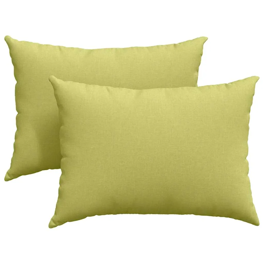 Coussins de canapé 2 pcs Vert clair 70 x 50 cm tissu - 2