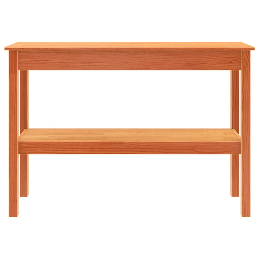 Table console Brun ciré 110 x 40 x 75 cm Pin massif - 7