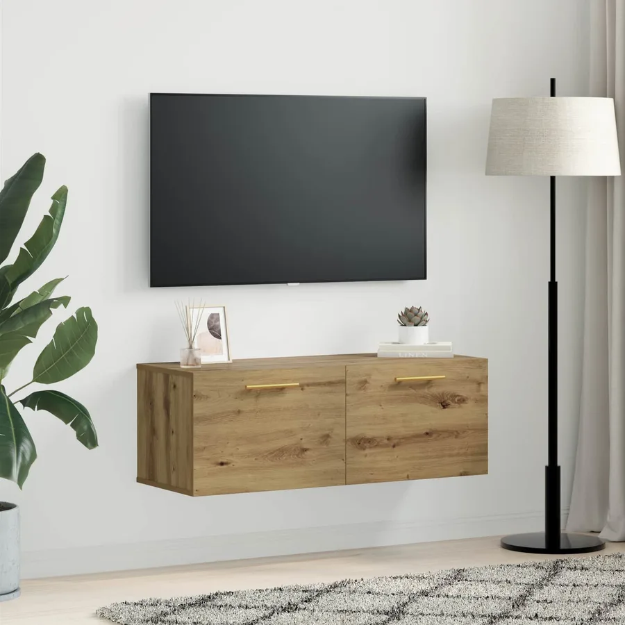 Meuble mural 100 x 36.5 x 35 cm Bois d'ingénierie - 4