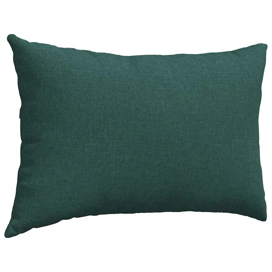 Coussins de canapé 2 pcs Vert foncé 60 x 40 cm tissu - 5