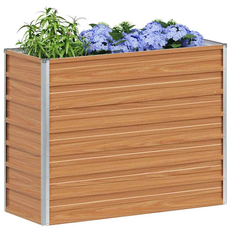 Jardinière surélevée Marron Clair 100 x 40 x 77 cm - 3