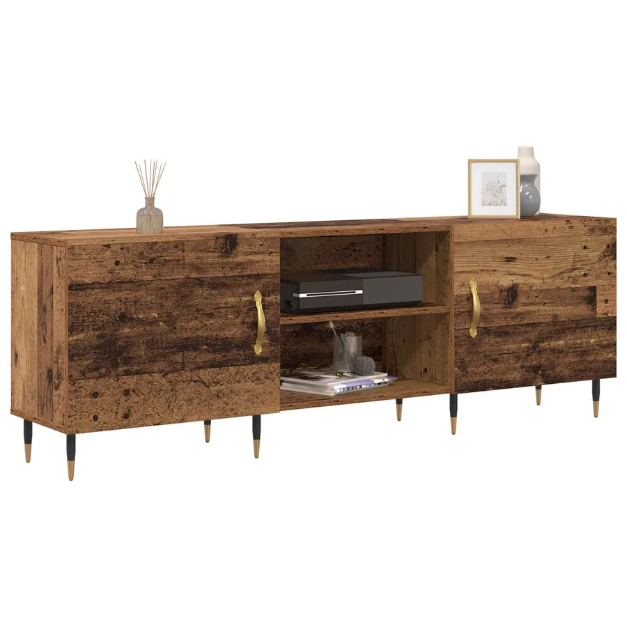 Meuble TV Bois ancien 150 x 30 x 50 cm Bois d'ingénierie - 3