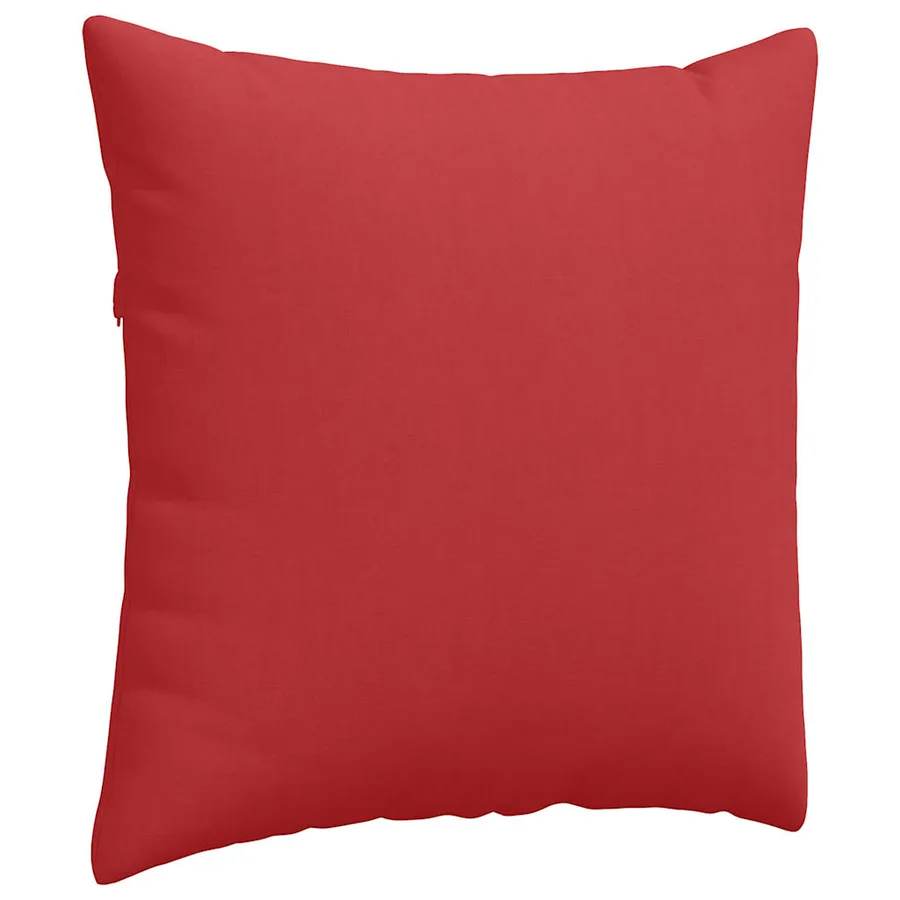 Coussins de canapé 2 pcs Rouge 60 x 60 cm tissu - 5