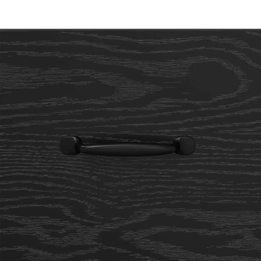 Cabinet de chevet Chêne noir 40 x 40,5 x 66 cm - 8
