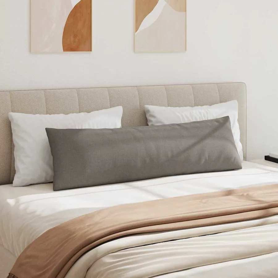 Coussins de canapé 2 pcs Taupe 145 x 40 cm tissu - 4