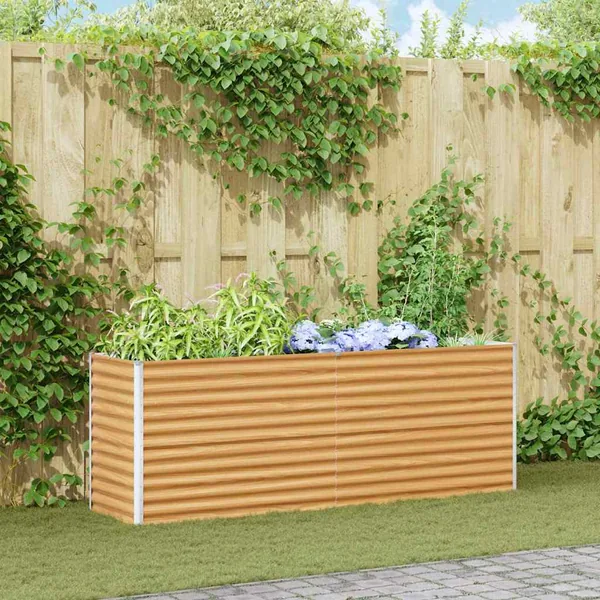 Jardinière surélevée 195 x 50 x 68 cm Acier galvanisé