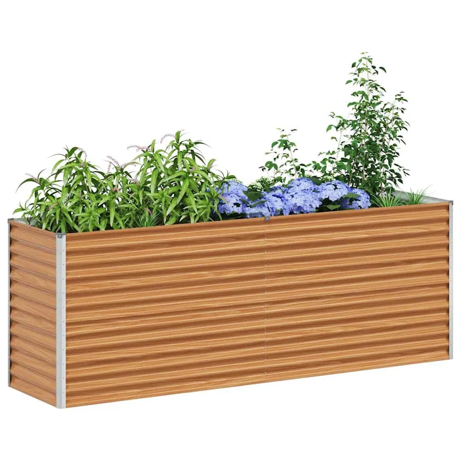 Jardinière surélevée 195 x 50 x 68 cm Acier galvanisé - 3