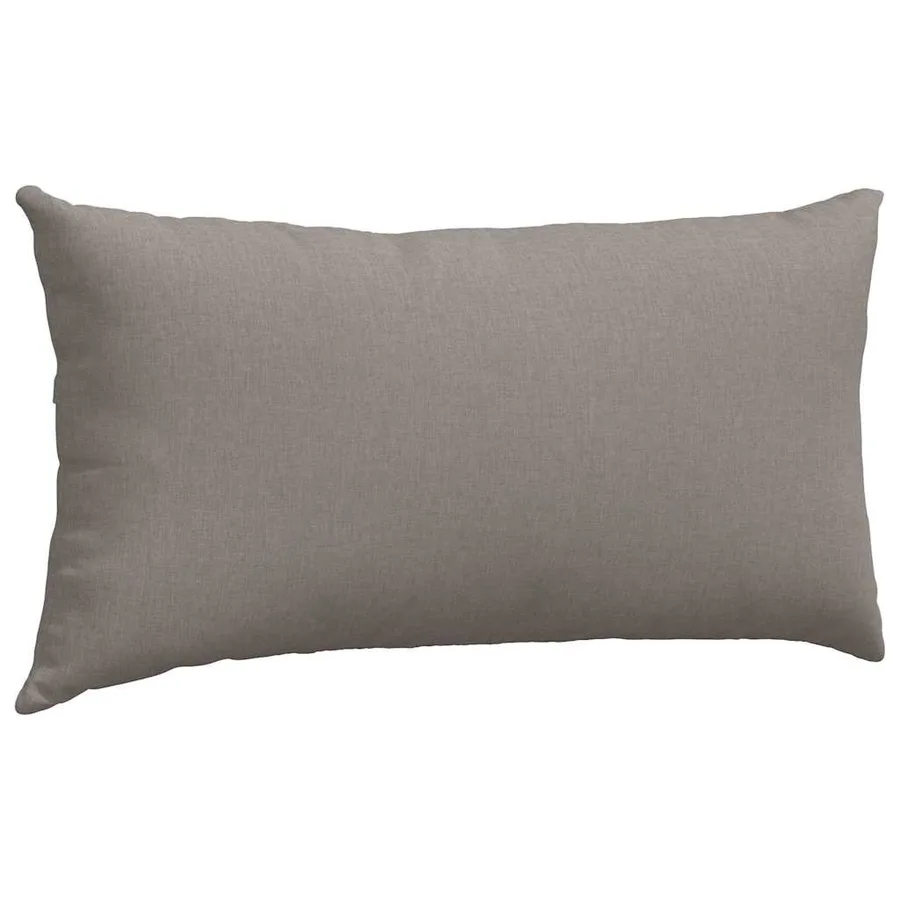 Coussins de canapé 2 pcs Taupe 80 x 40 cm tissu - 5