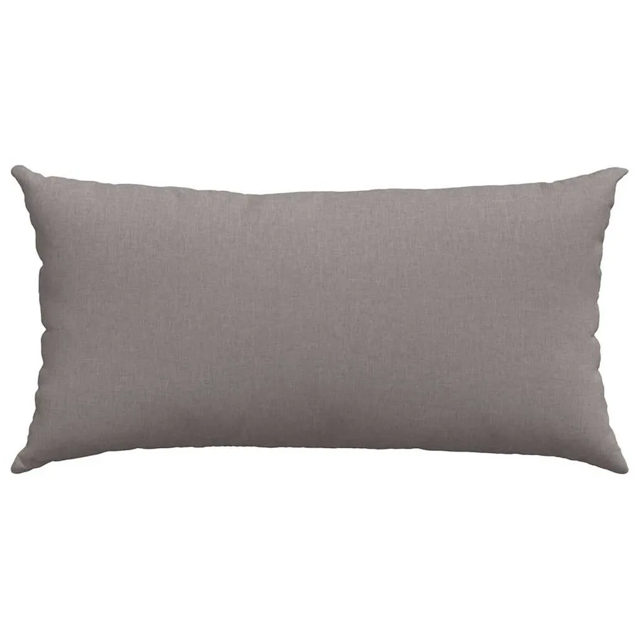 Coussins de canapé 2 pcs Taupe 80 x 40 cm tissu - 6