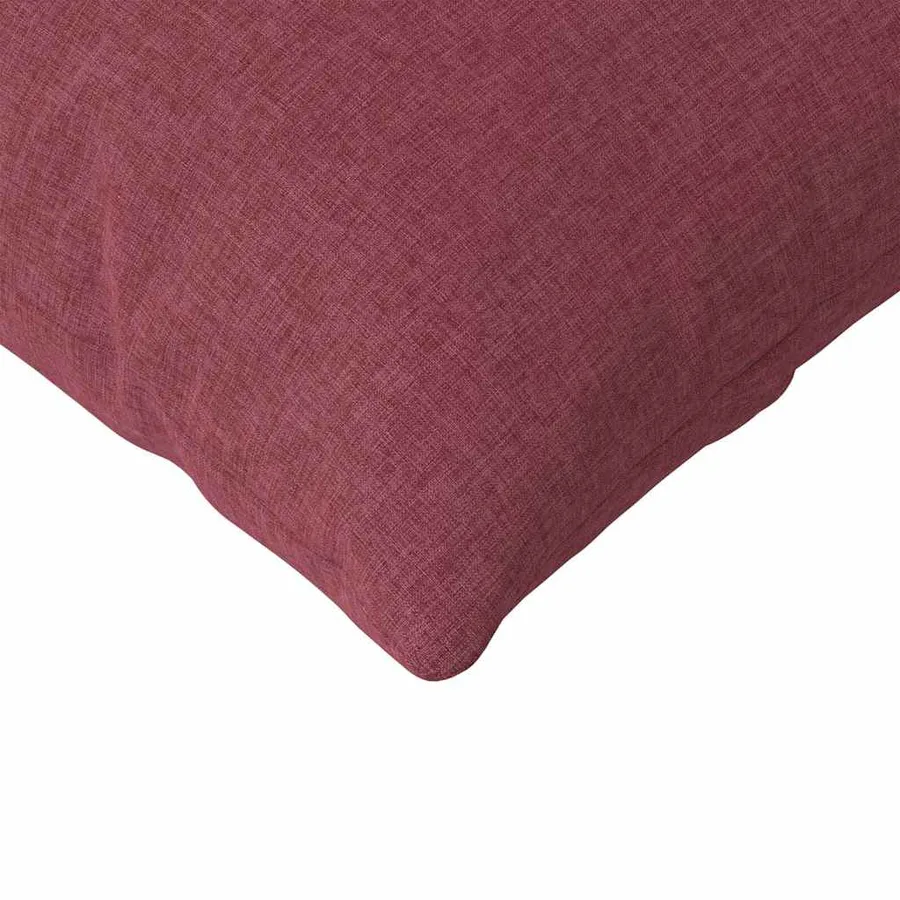 Coussins de canapé 2 pcs Bordeaux 200 x 40 cm tissu - 7