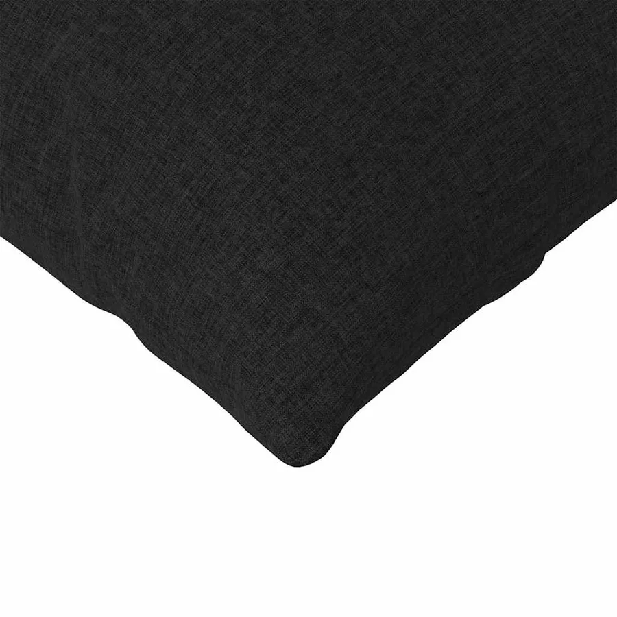 Coussins de canapé 2 pcs Noir 145 x 40 cm tissu - 7