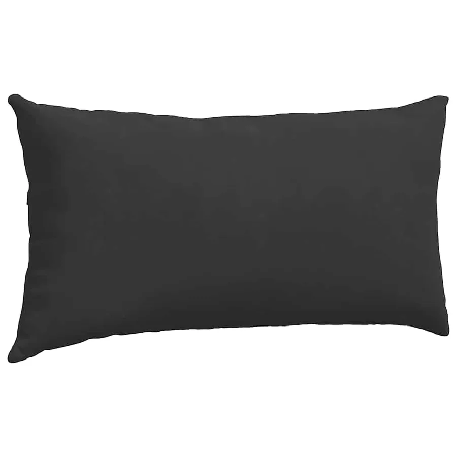 Coussins de canapé 2 pcs Noir 80 x 40 cm tissu - 5