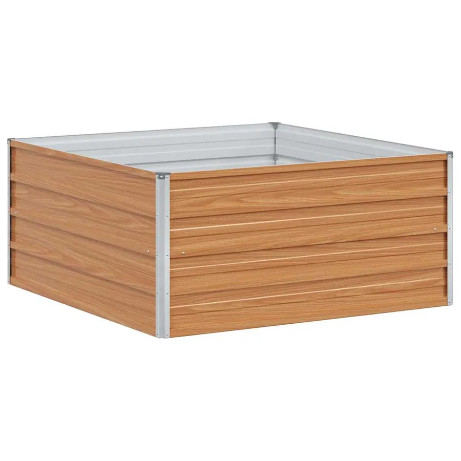 Jardinière surélevée Marron Clair 100 x 100 x 45 cm - 2