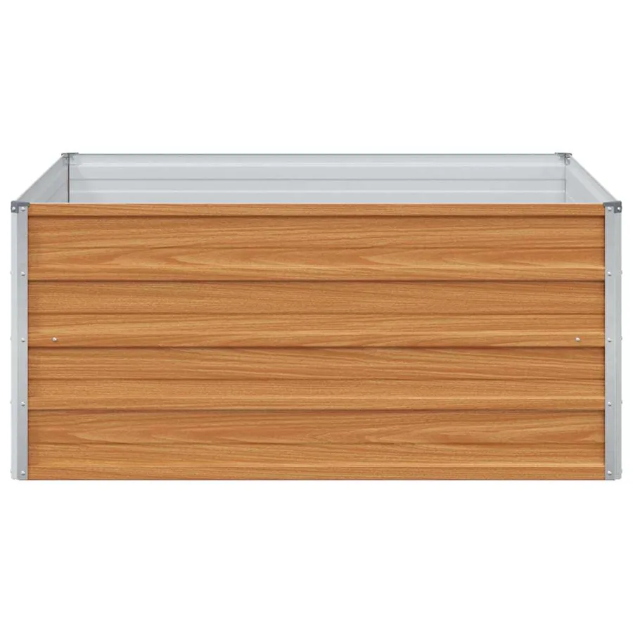 Jardinière surélevée Marron Clair 100 x 100 x 45 cm - 5