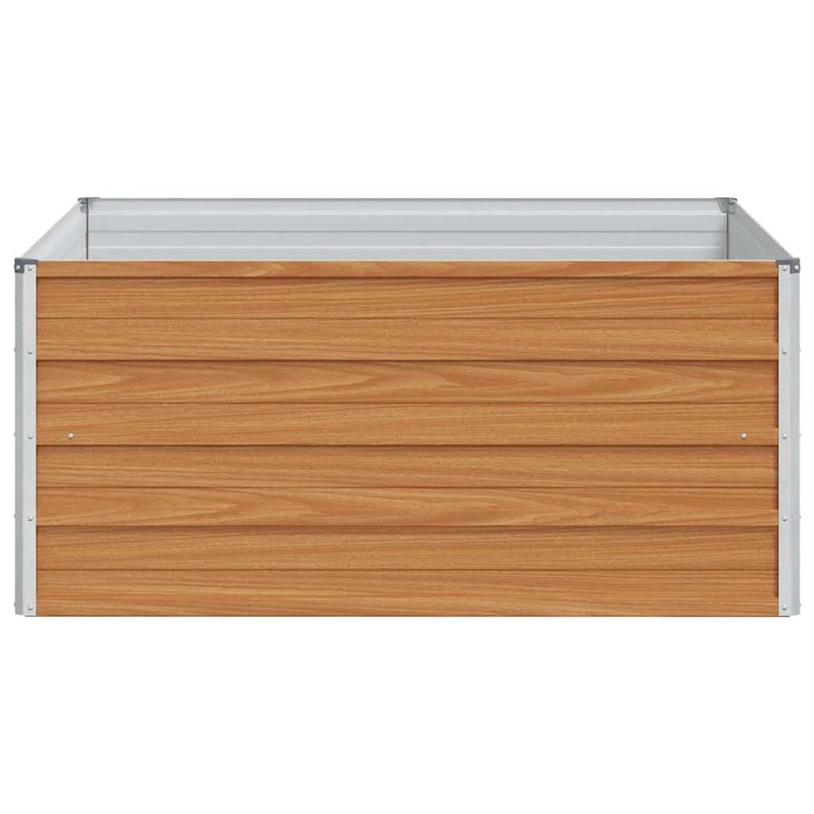 Jardinière surélevée Marron Clair 100 x 100 x 45 cm - 6