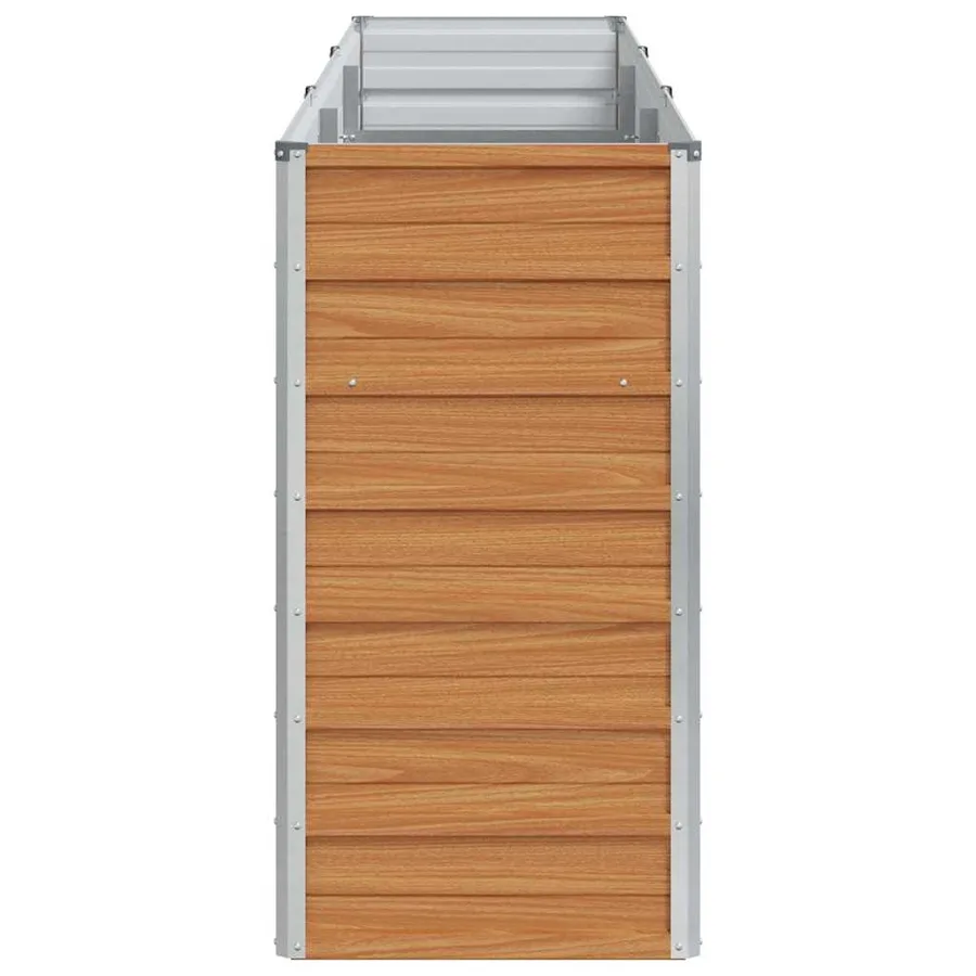 Jardinière surélevée Marron Clair 240 x 40 x 77 cm - 6