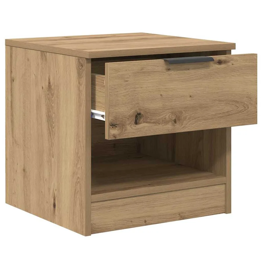 Armoire de lit 2 pc Chêne artisanal 40 x 39 x 40cm - 5