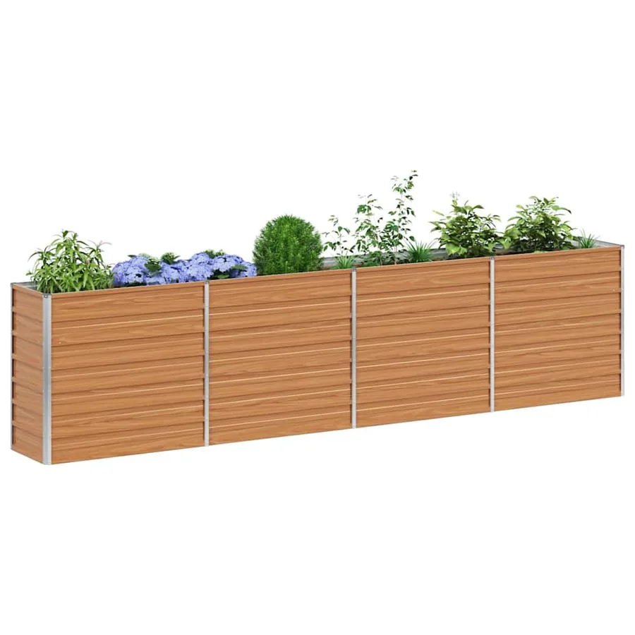 Jardinière surélevée Marron Clair 320 x 40 x 77 cm - 3
