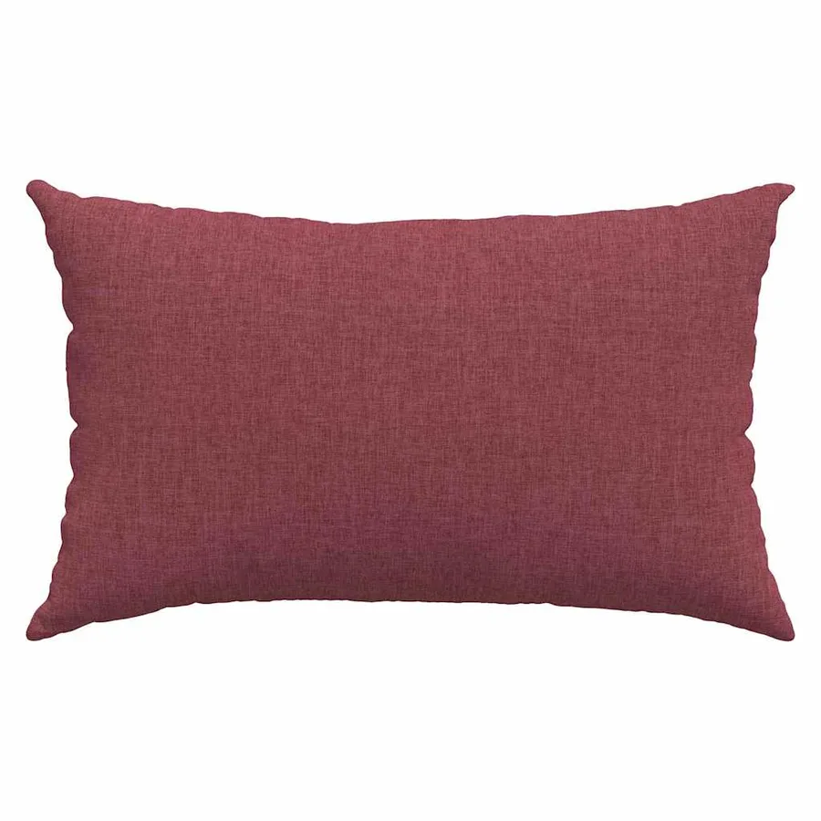 Coussins de canapé 2 pcs Bordeaux 50 x 30 cm tissu - 6