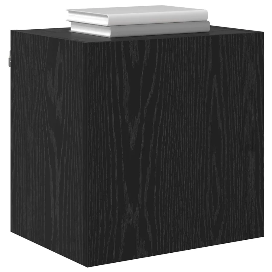 Meubles TV muraux Montage mural 2 pcs Chêne noir 40,5x30x40cm - 3