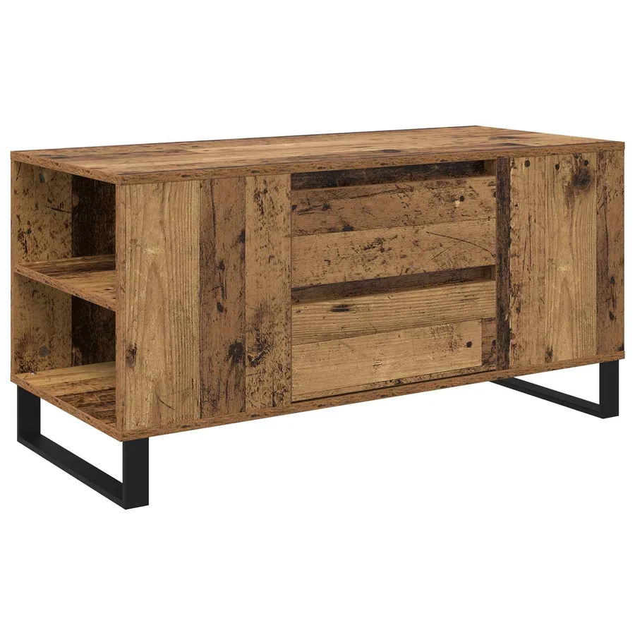 Table basse Bois Ancien 102 x 44,5 x 50 cm Bois d'ingénierie - 2