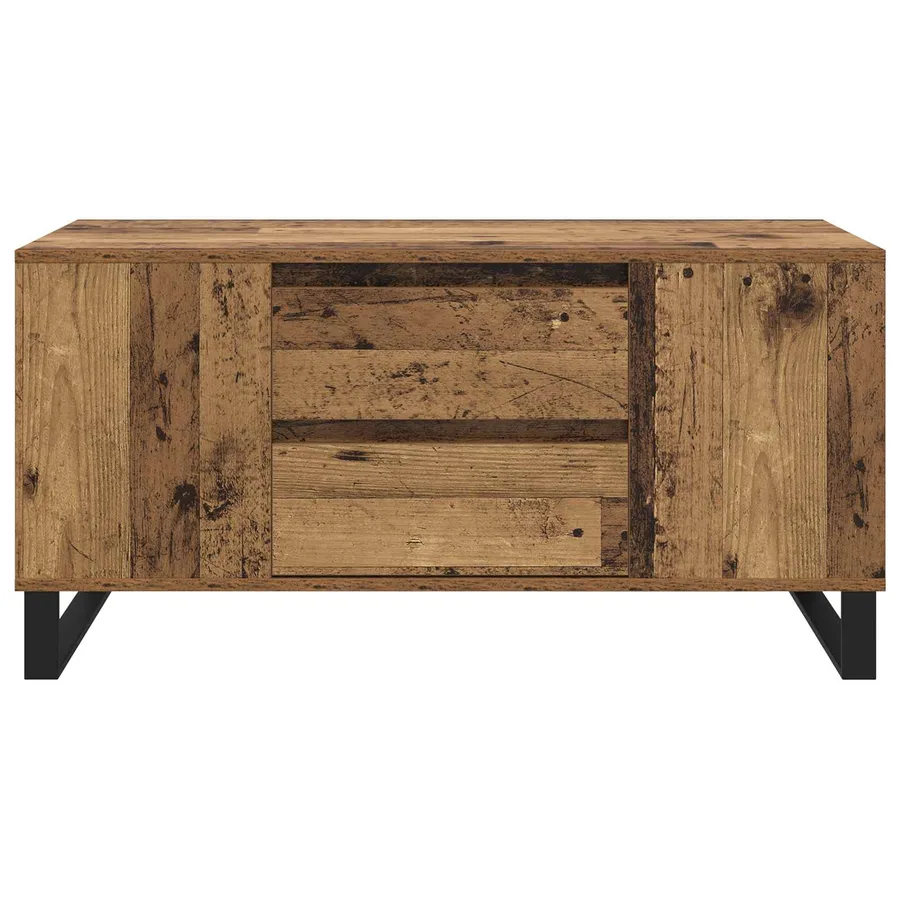 Table basse Bois Ancien 102 x 44,5 x 50 cm Bois d'ingénierie - 6