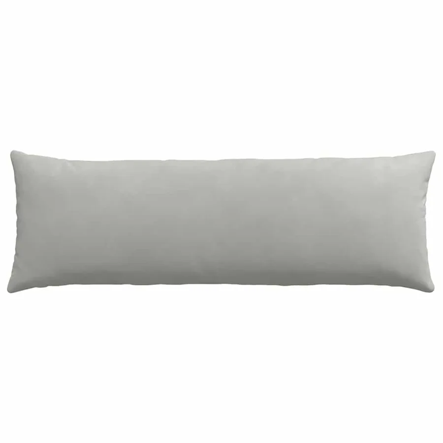 Coussins de canapé 2 pcs Gris clair 120 x 40 cm tissu - 6