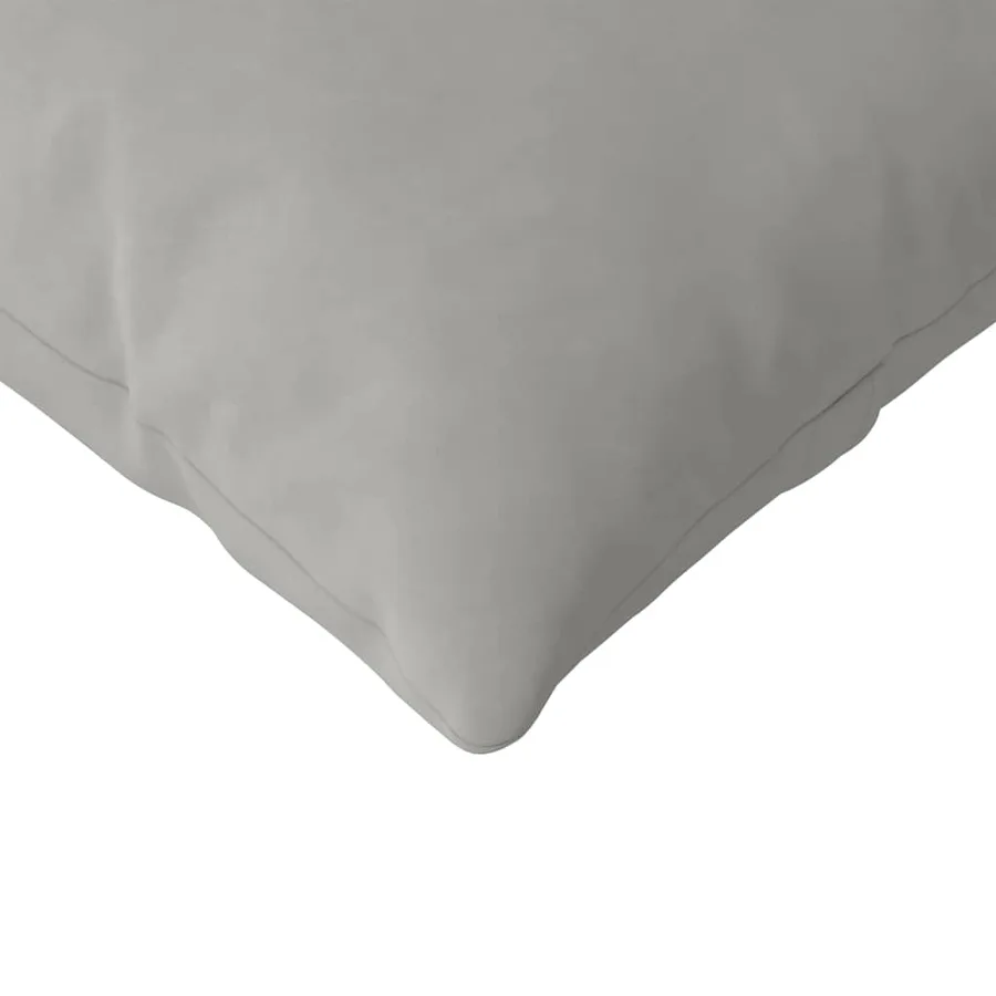 Coussins de canapé 2 pcs Gris clair 120 x 40 cm tissu - 7