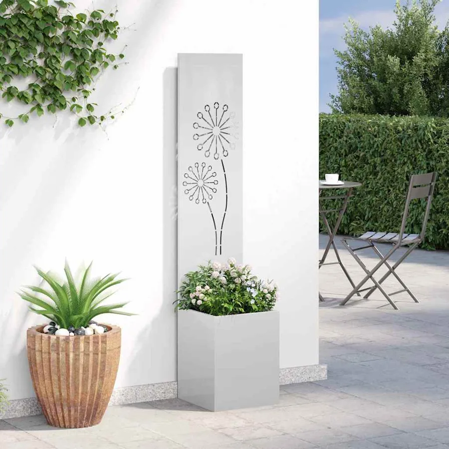 Écran de confidentialité de jardin Fretwork Argenté 32 x 150 cm - 4