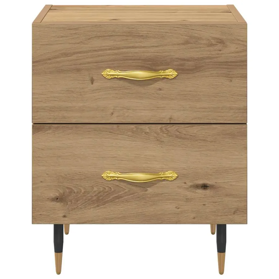 Cabinet de chevet Chêne artisanal 40 x 35 x 47,5 cm - 6