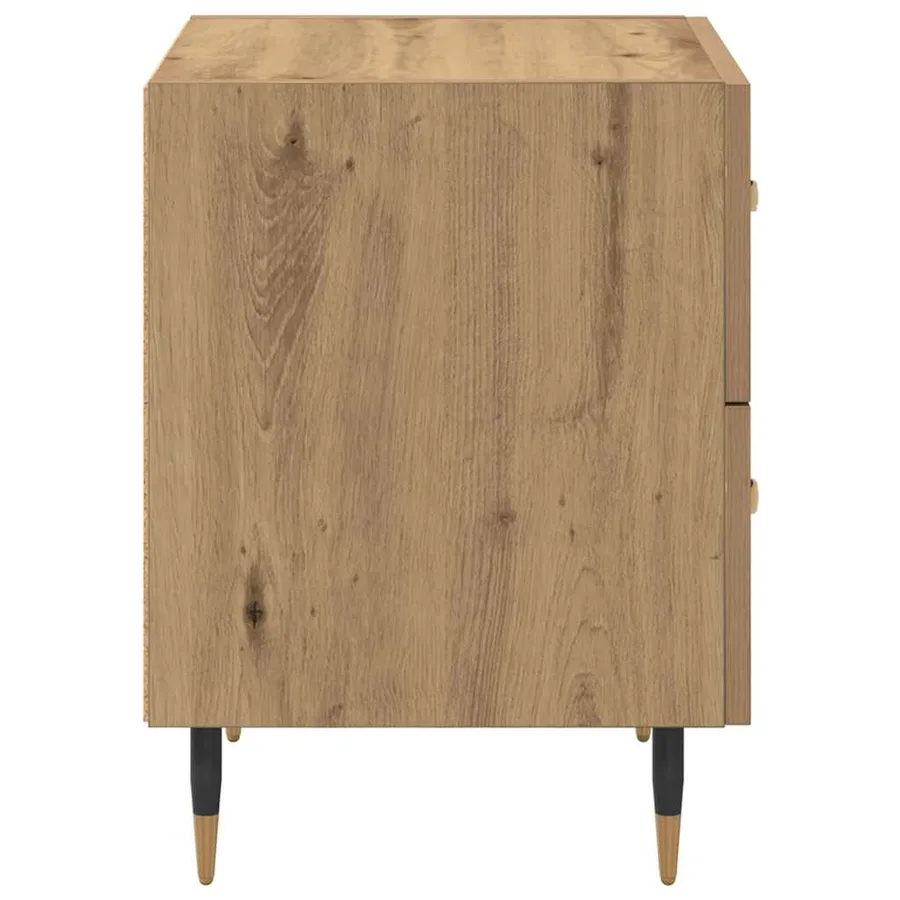 Cabinet de chevet Chêne artisanal 40 x 35 x 47,5 cm - 7