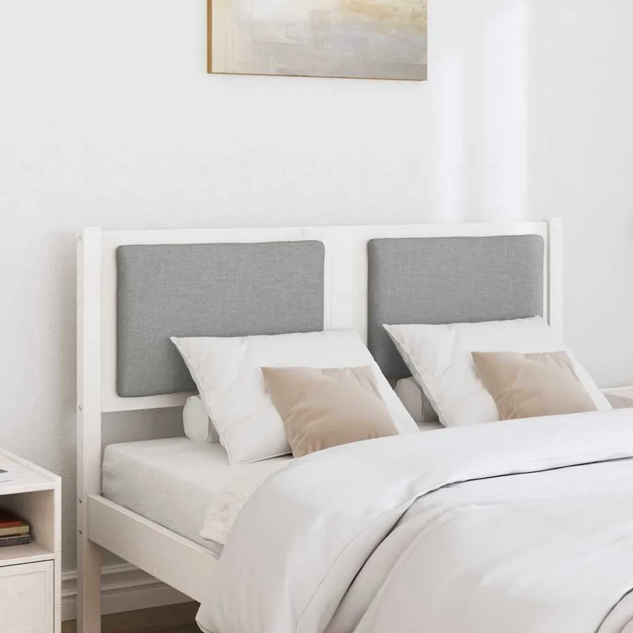 Tête de lit Autre Blanc 120 cm Bois massif en pin - 3
