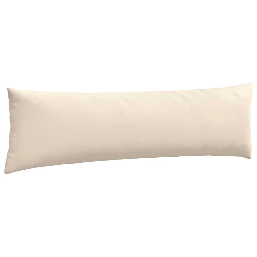 Coussins de canapé 2 pcs Beige 145 x 40 cm tissu - 5