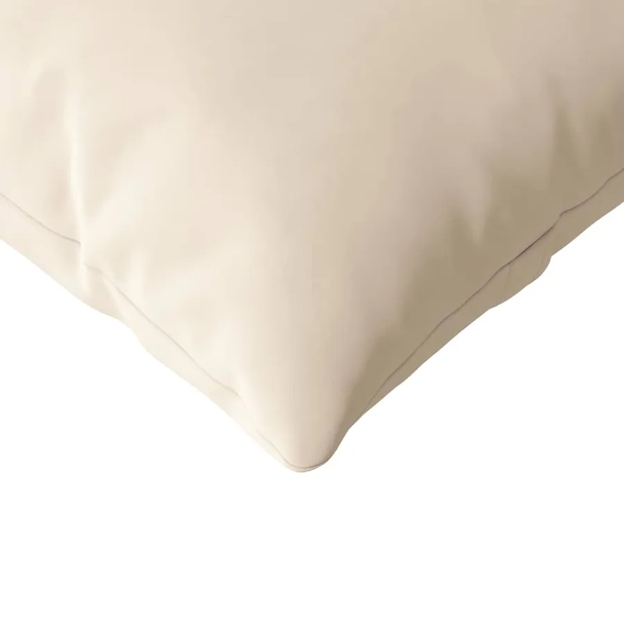 Coussins de canapé 2 pcs Beige 145 x 40 cm tissu - 7