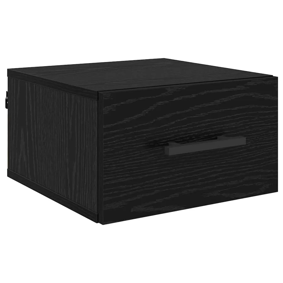 Cabinet de chevet Chêne noir 35 x 35 x 20 cm Bois d'ingénierie - 2