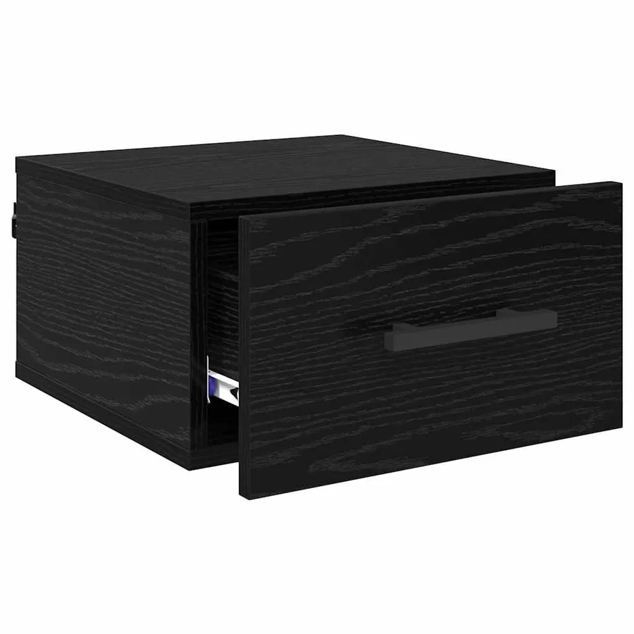 Cabinet de chevet Chêne noir 35 x 35 x 20 cm Bois d'ingénierie - 5