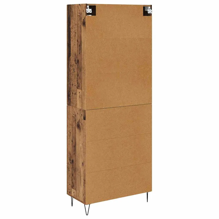 Haut Armoire Bois Ancien 69,5 x 34 x 90 cm Bois d'ingénierie - 8