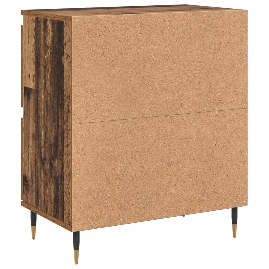 Armoire de rangement 3 pcs Bois ancien 60 x 35 x 70 cm - 9