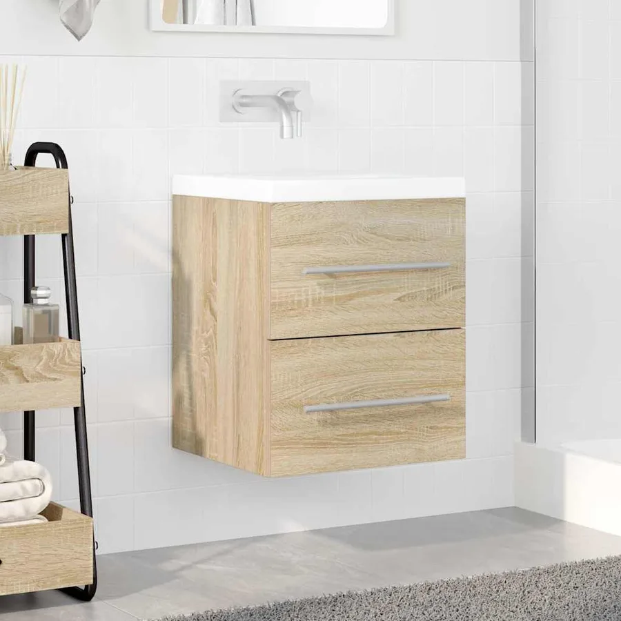 Armoire d'évier avec tiroir Chêne Sonoma 38,5 x 41 x 48 cm - 4