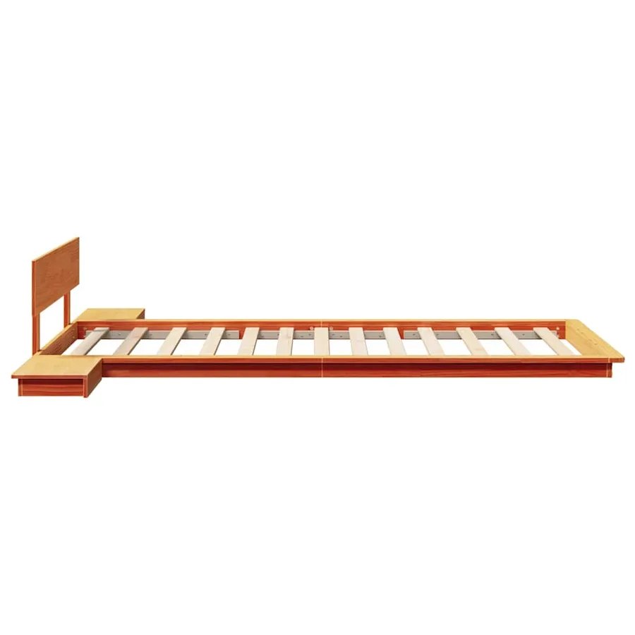 Cadre de lit Marron 90 x 200 cm bois - 6