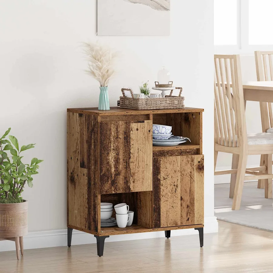 Buffet Bois ancien 60 x 35 x 70 cm Bois d'ingénierie