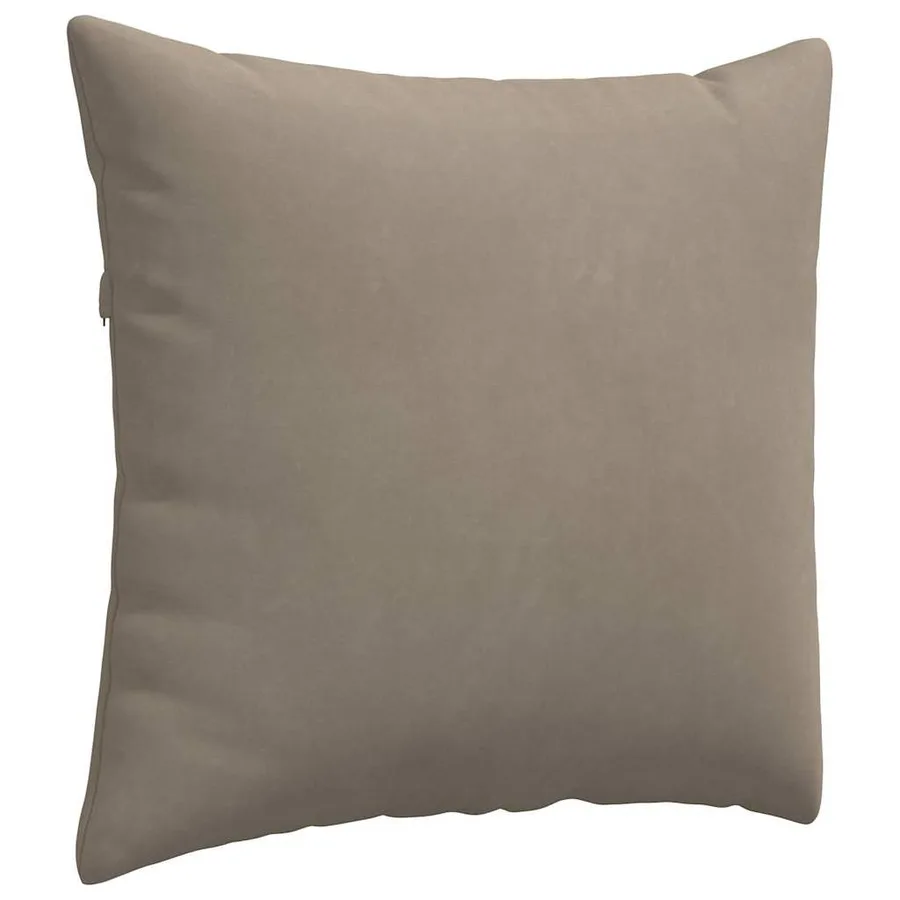 Coussins de canapé 2 pcs Taupe 50 x 50 cm tissu - 5
